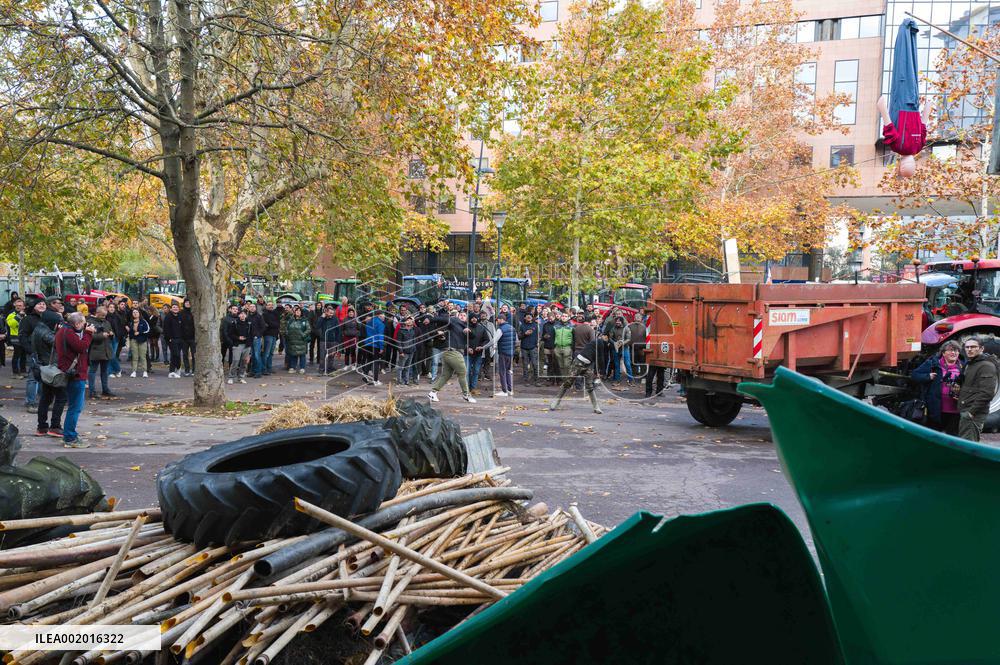 Demonstration By Young Farmers - Toulouse
