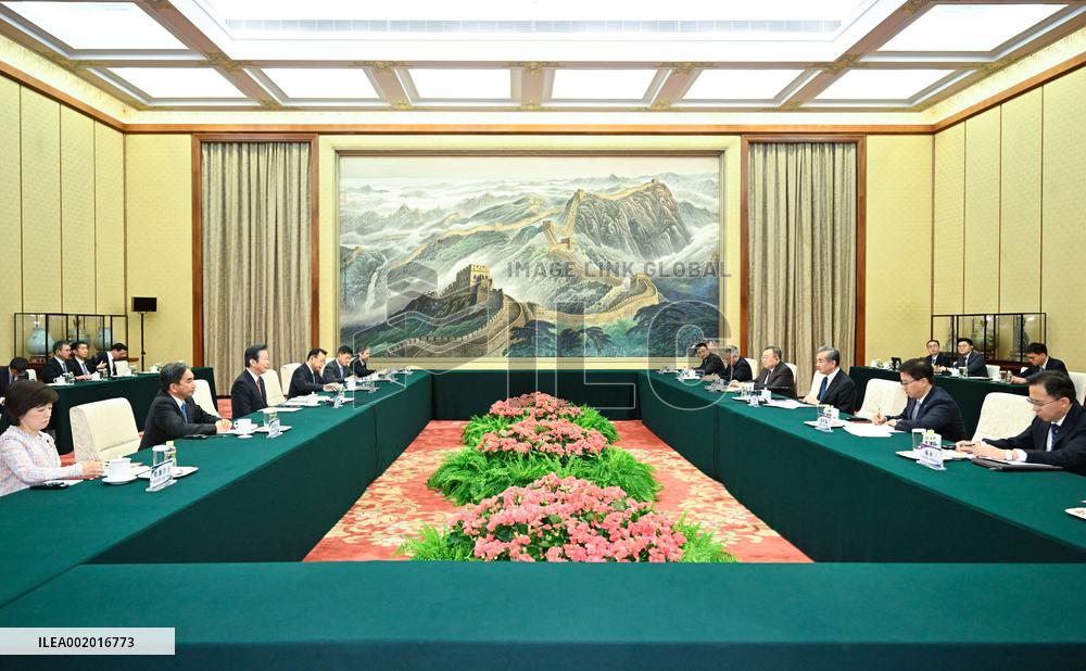 CHINA-BEIJING-WANG YI-JAPANESE GUESTS-MEETING (CN)