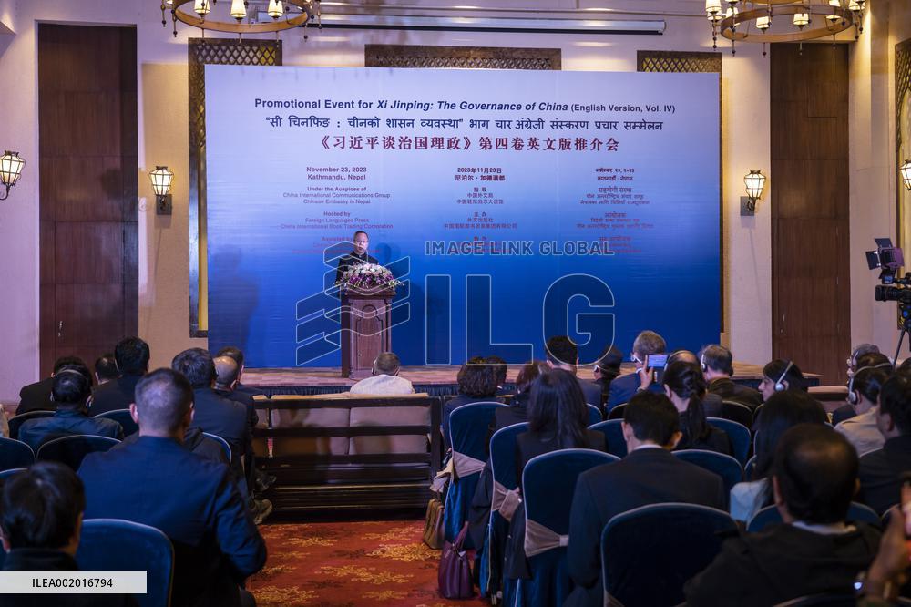 NEPAL-KATHMANDU-XI JINPING: THE GOVERNANCE OF CHINA-FOURTH VOLUME-PROMOTIONAL EVENT