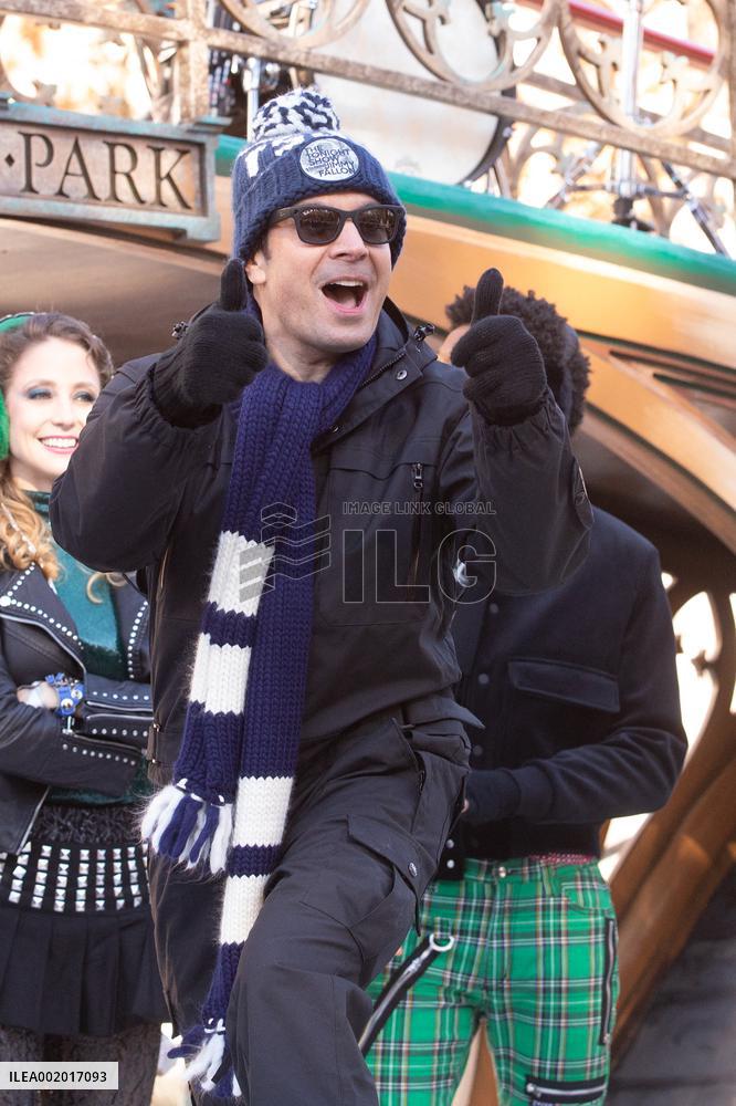 Celebs At Macys Thanksgiving Day Parade - NYC