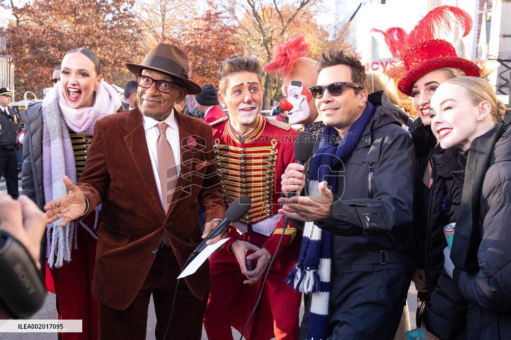 Celebs At Macys Thanksgiving Day Parade - NYC
