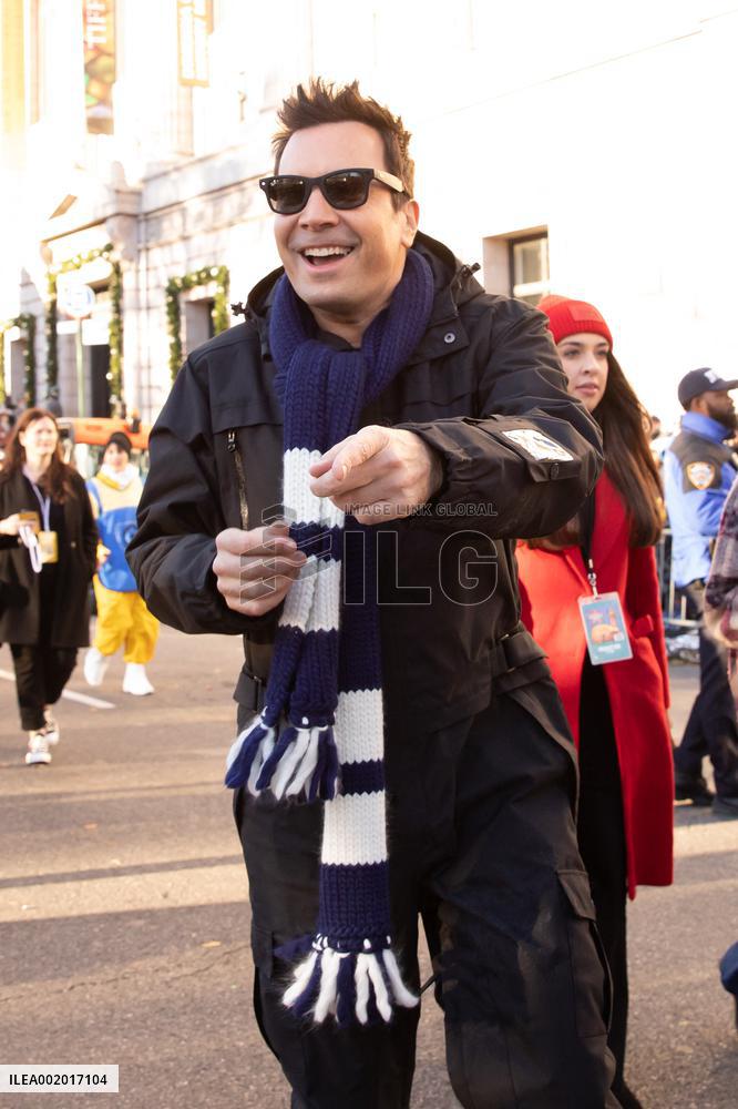 Celebs At Macys Thanksgiving Day Parade - NYC