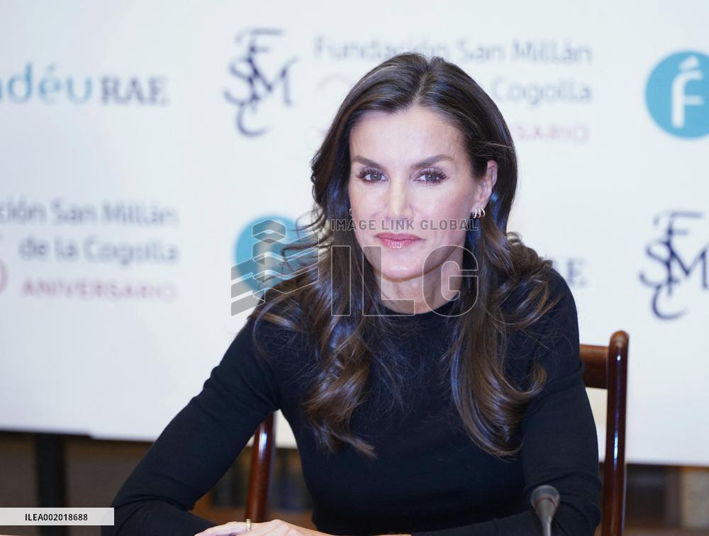 Queen Letizia At Language And Journalism Seminar - La Rioja