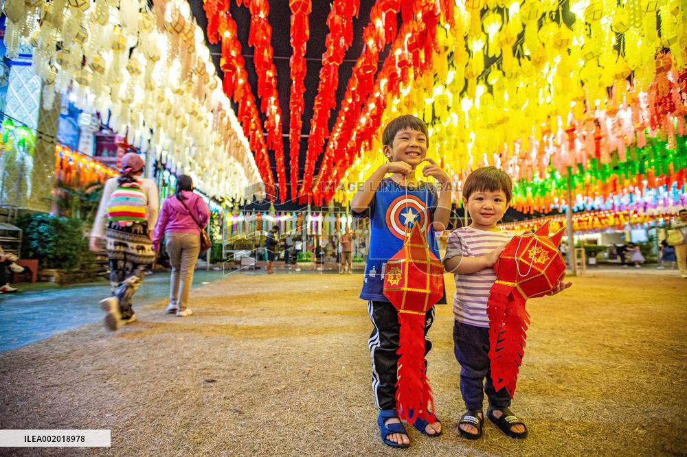 THAILAND-LAMPHUN-LANTERN FESTIVAL