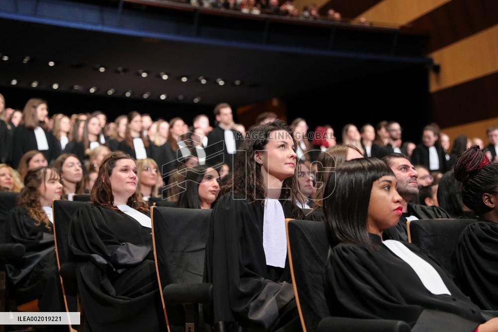 Dupond-Moretti At Swearing-In Of The New Class Of Clerks - Dijon