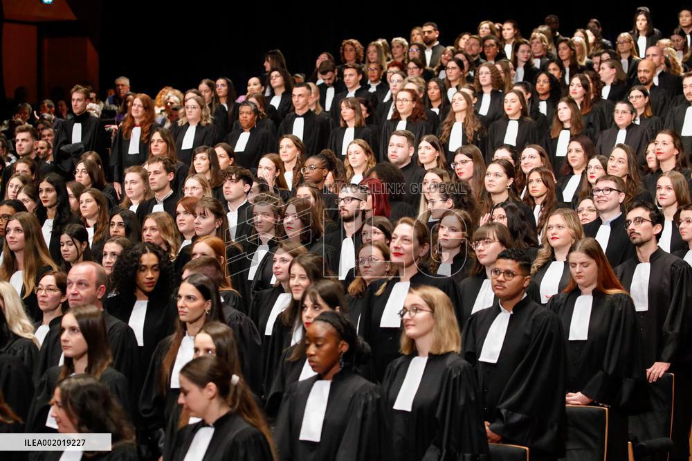 Dupond-Moretti At Swearing-In Of The New Class Of Clerks - Dijon