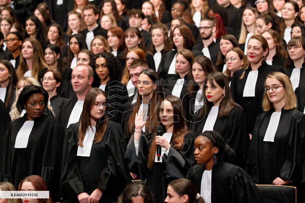 Dupond-Moretti At Swearing-In Of The New Class Of Clerks - Dijon