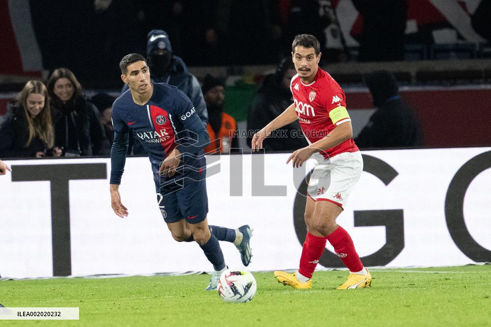 Ligue 1 match between, Paris Saint Germain  and AS Monaco - Paris
