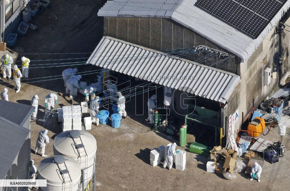 Season's first bird flu in Japan