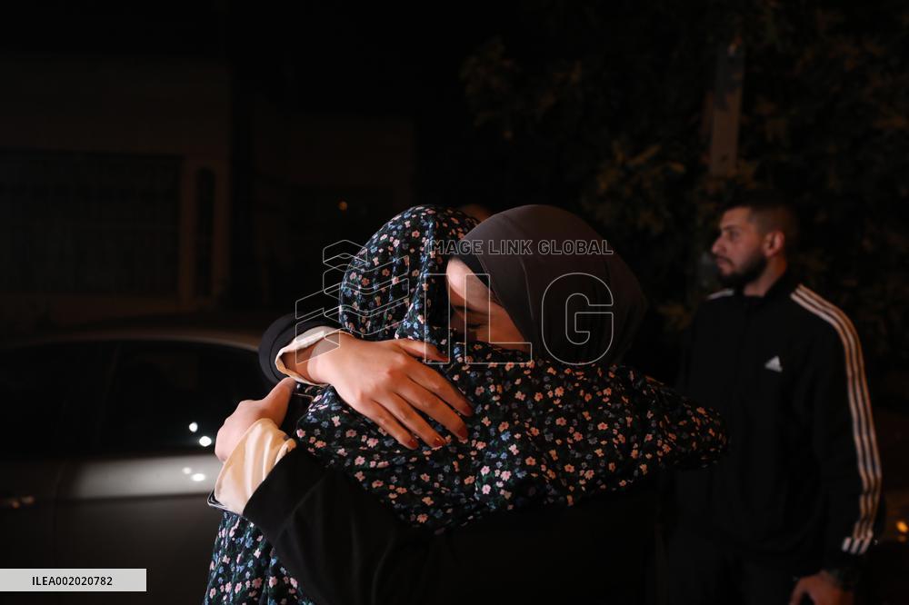 (FOCUS)MIDEAST-JERUSALEM-PALESTINIAN PRISONERS-RELEASE