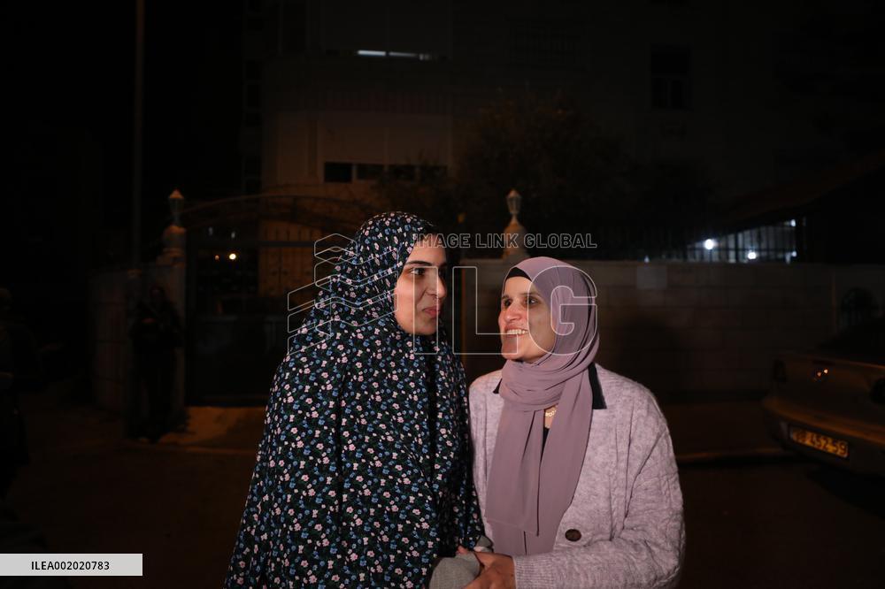 (FOCUS)MIDEAST-JERUSALEM-PALESTINIAN PRISONERS-RELEASE