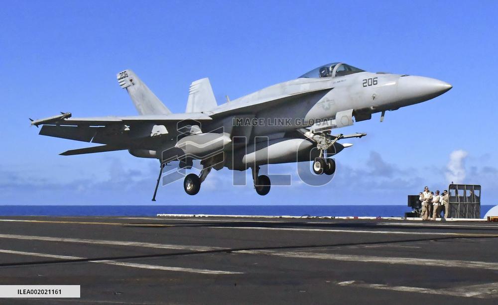 U.S. aircraft carrier Ronald Reagan