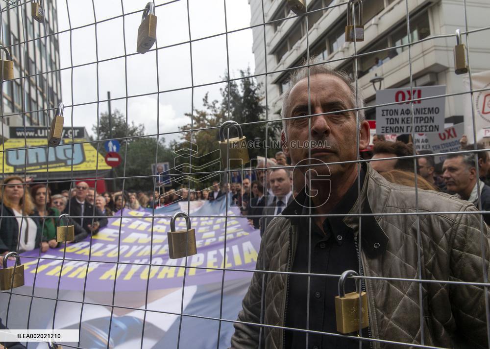 GREECE-ATHENS-TAX REFORM-PROTEST