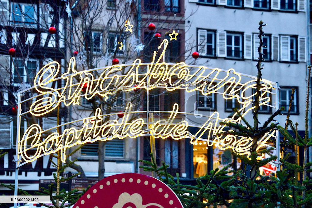 Inauguration Of The 2023 Christmas Market Strasbourg