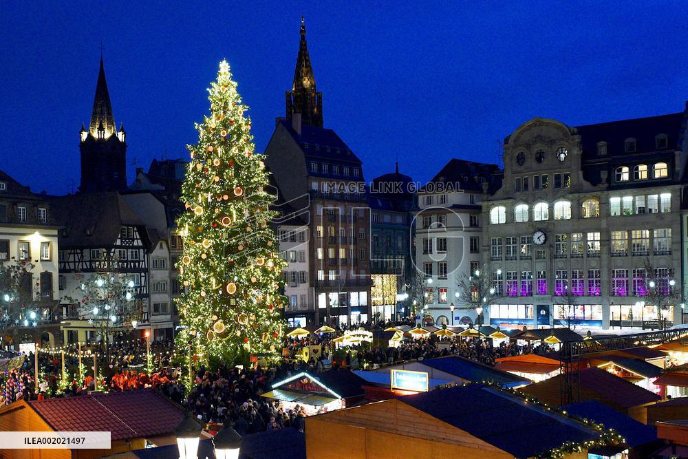 Inauguration Of The 2023 Christmas Market Strasbourg