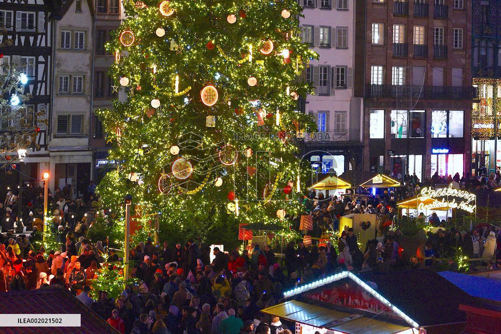 Inauguration Of The 2023 Christmas Market Strasbourg