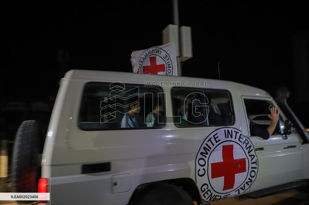 (FOCUS)MIDEAST-GAZA-HAMAS-HOSTAGES-RELEASE