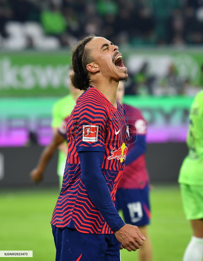 (SP)GERMANY-WOLFSBURG-FOOTBALL-BUNDESLIGA-WOLFSBURG VS LEIPZIG