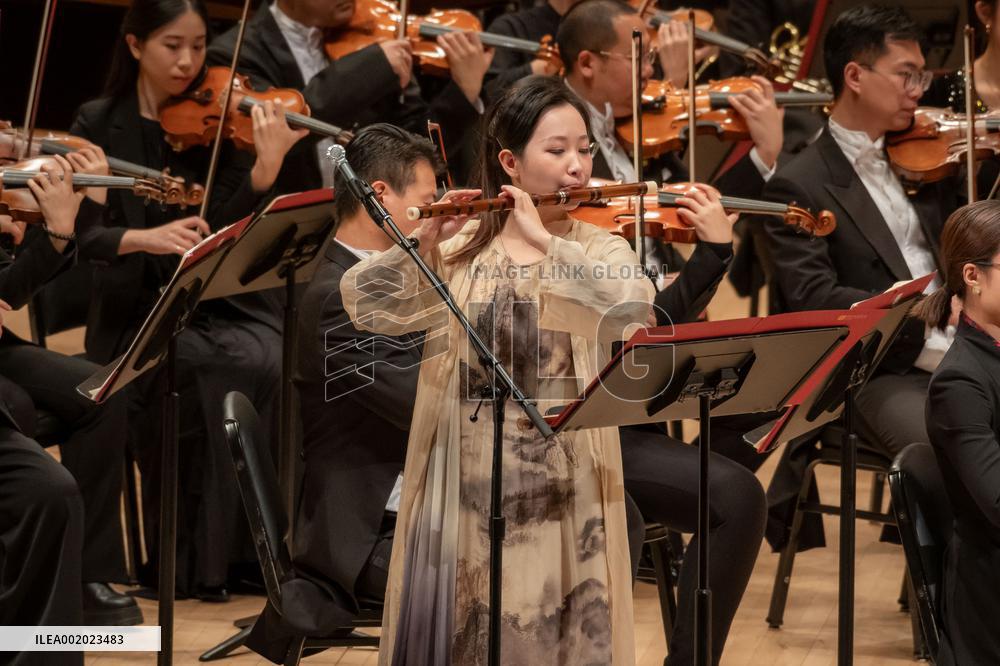 U.S.-NEW YORK-CHINA-SYMPHONY ORCHESTRA-PERFORMANCE