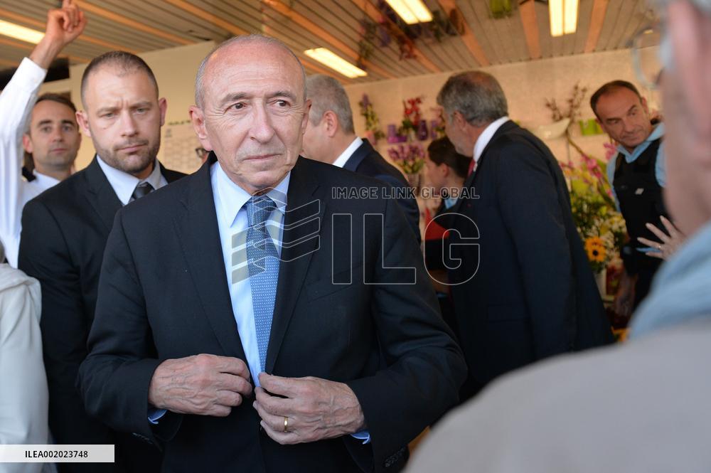 Gerard Collomb Visits Charente Maritime