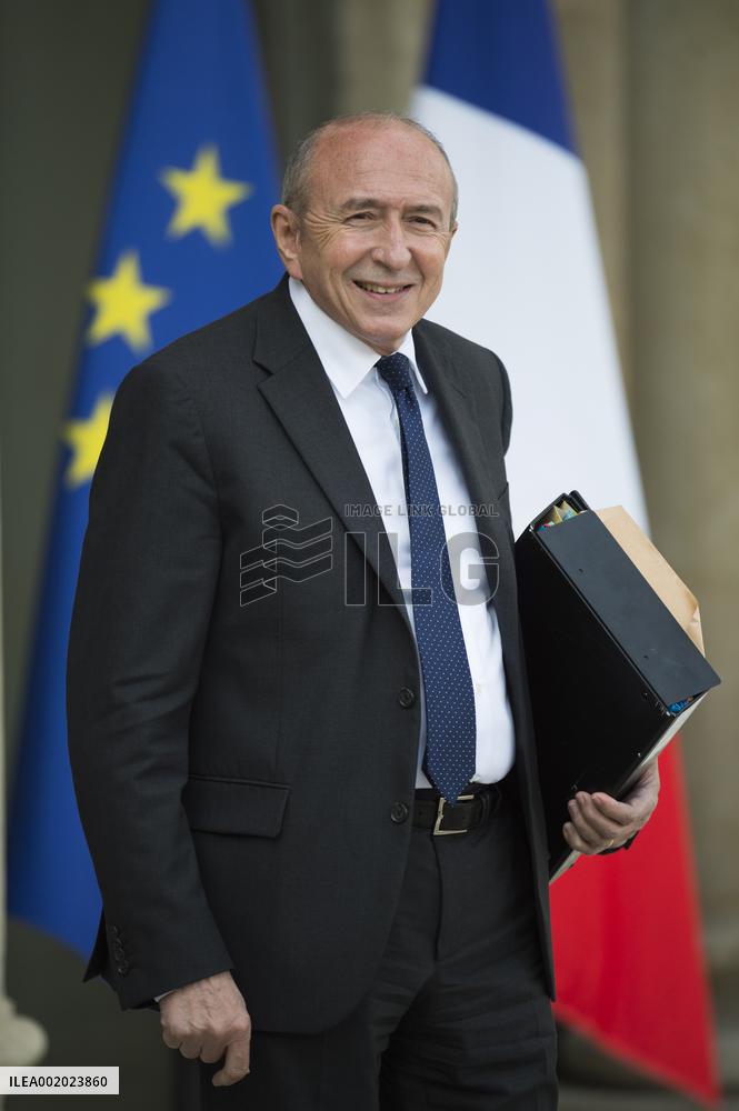 Weekly cabinet meeting at Elysee Palace - Paris