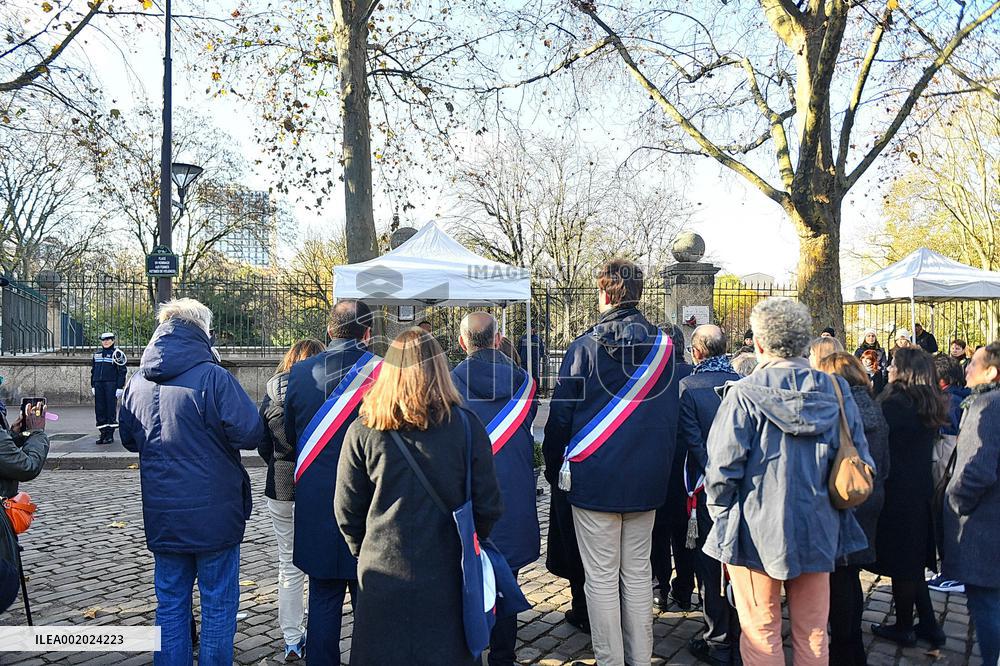 Ceremony In Tribute To Women Victims Of Femicide - Paris