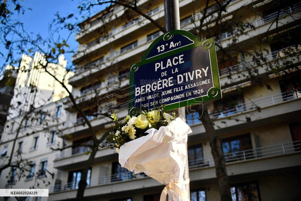 Ceremony In Tribute To Women Victims Of Femicide - Paris