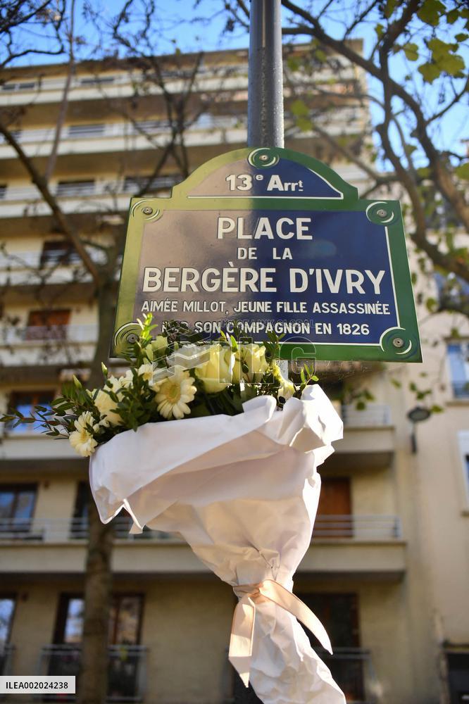 Ceremony In Tribute To Women Victims Of Femicide - Paris