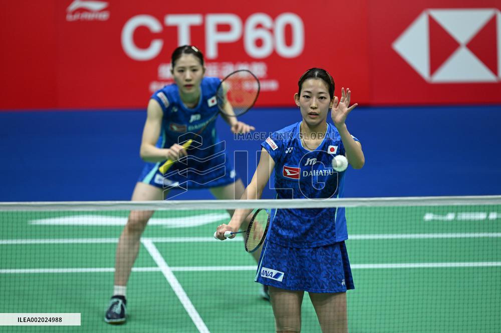 (SP)CHINA-SHENZHEN-BADMINTON-CHINA MASTERS-WOMEN'S DOUBLES (CN)