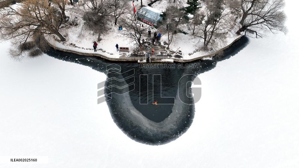 Swimming in Winter