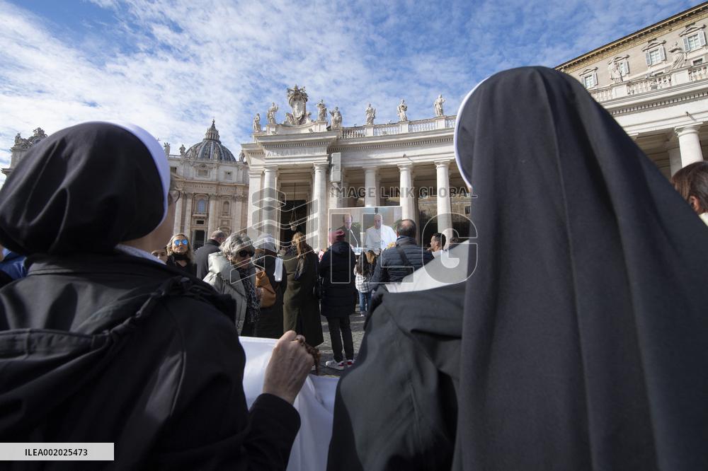 Pope Francis Holds Angelus Prayer Via Video Transmission