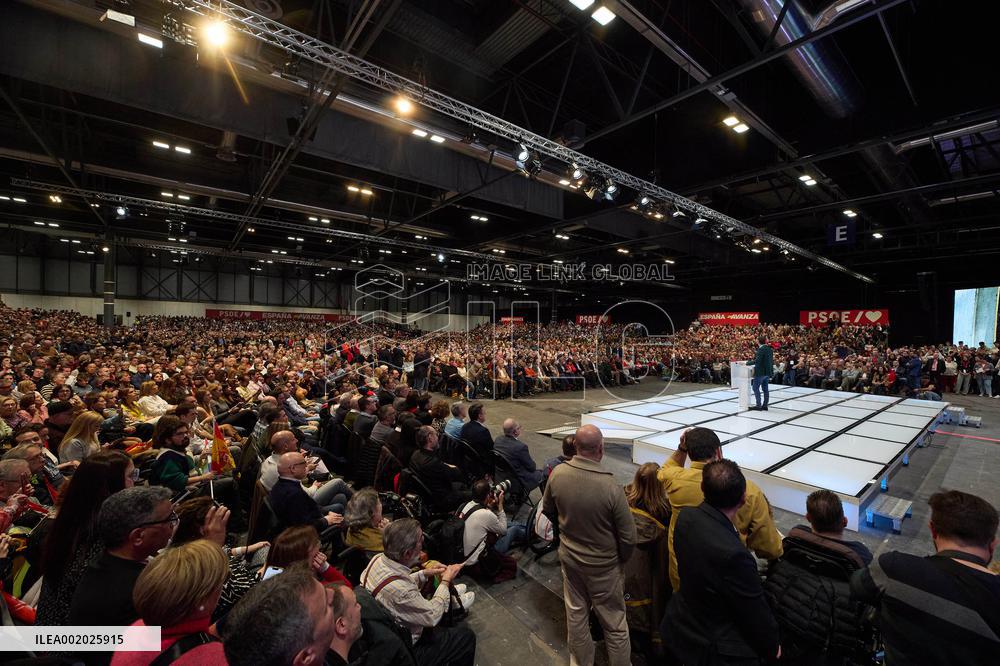 Pedro Sanchez Participates In A PSOE event - Madrid