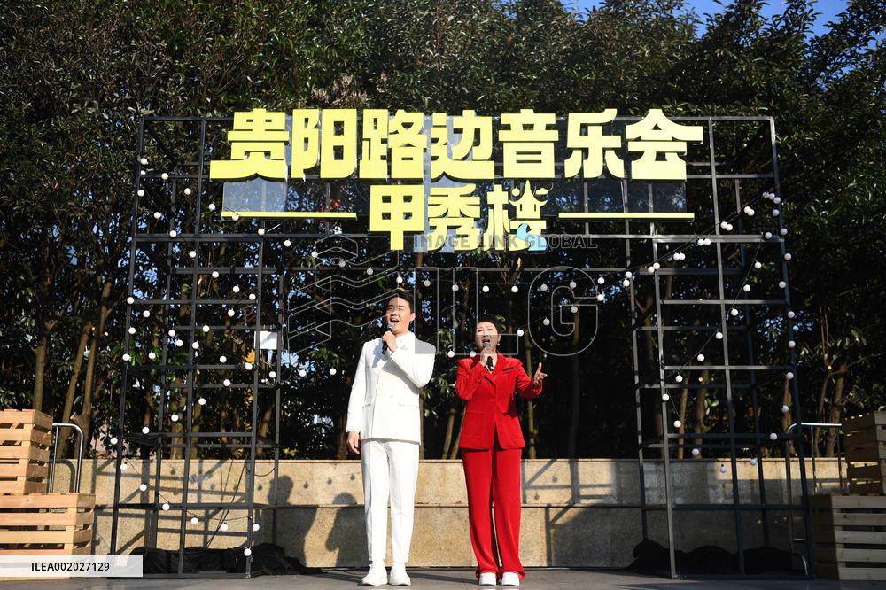 Roadside Concert in Guiyang