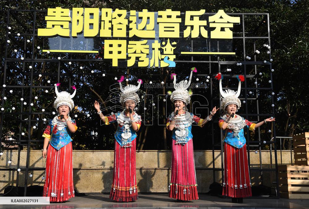 Roadside Concert in Guiyang