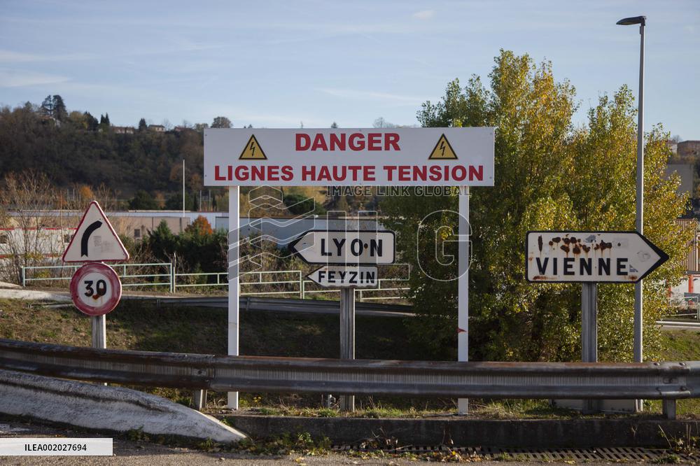 Total Energie Refinery Near Lyon