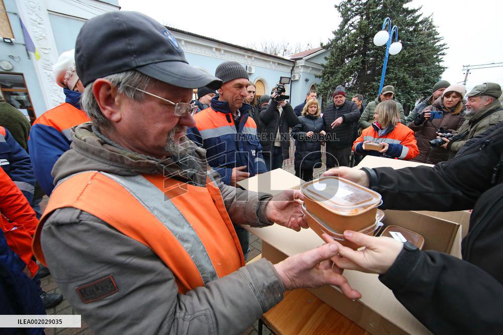 Food Train arrives in Kharkiv and Izium
