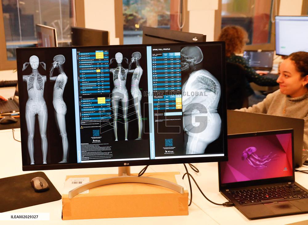 Aurelien Rousseau, Roland Lescure and Sylvie Retailleau visit Paris Biotech Sante