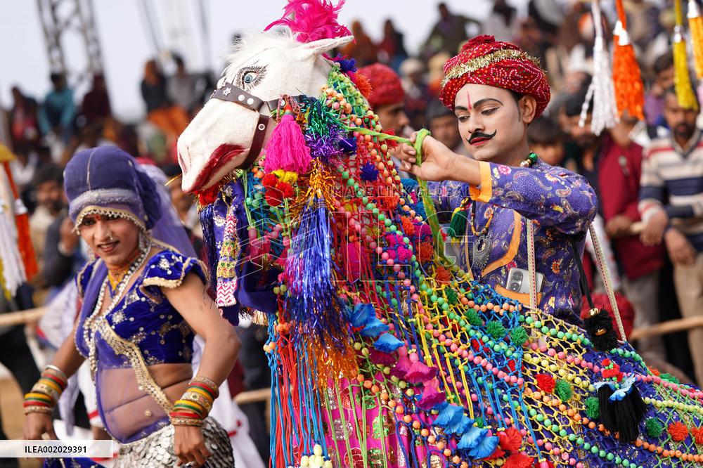 Closing Ceremony Of Annual Camel Fair In Pushkar - India