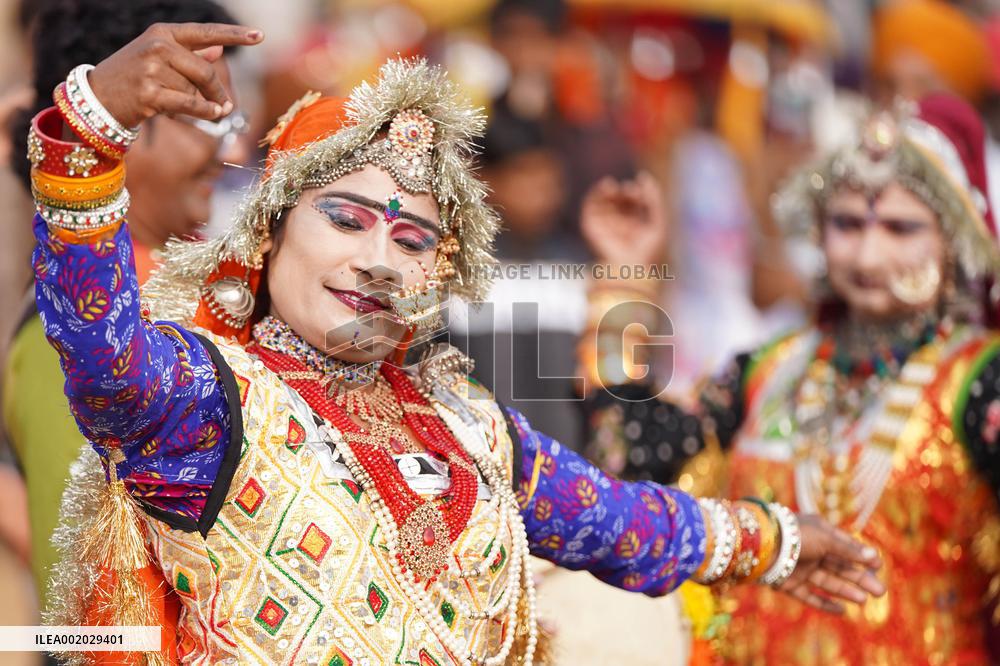 Closing Ceremony Of Annual Camel Fair In Pushkar - India