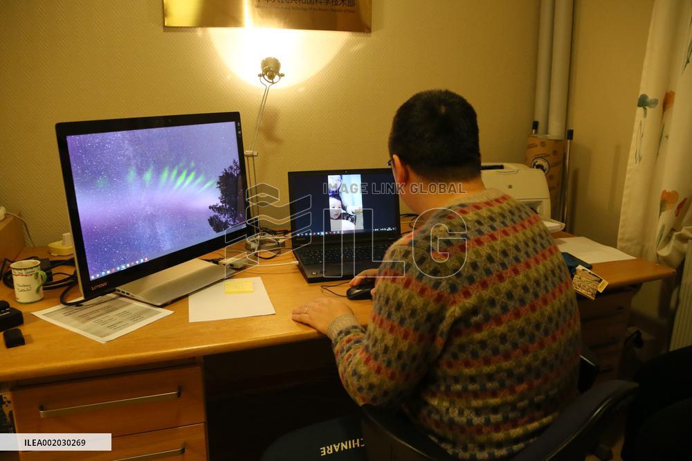 NORWAY-SVALBARD-YELLOW RIVER STATION-RESEARCHER