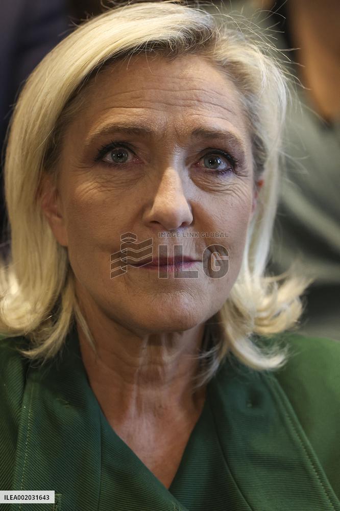 Press conference by André Ventura (Chega) with Marine Le Pen (National Union) and Tino Churpalla (AfD)