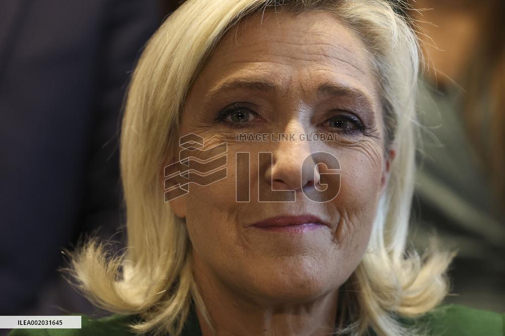 Press conference by André Ventura (Chega) with Marine Le Pen (National Union) and Tino Churpalla (AfD)