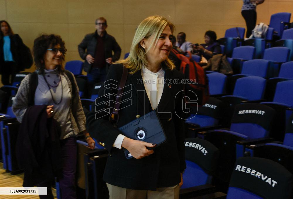 Infanta Cristina At Global Health Partnership Forum - Barcelona