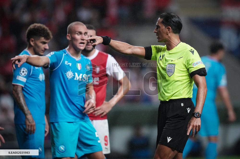 Champions League: SC Braga vs Naples