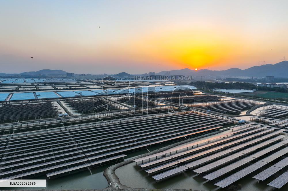 Fishery-solar Hybrid Project in Fuqing