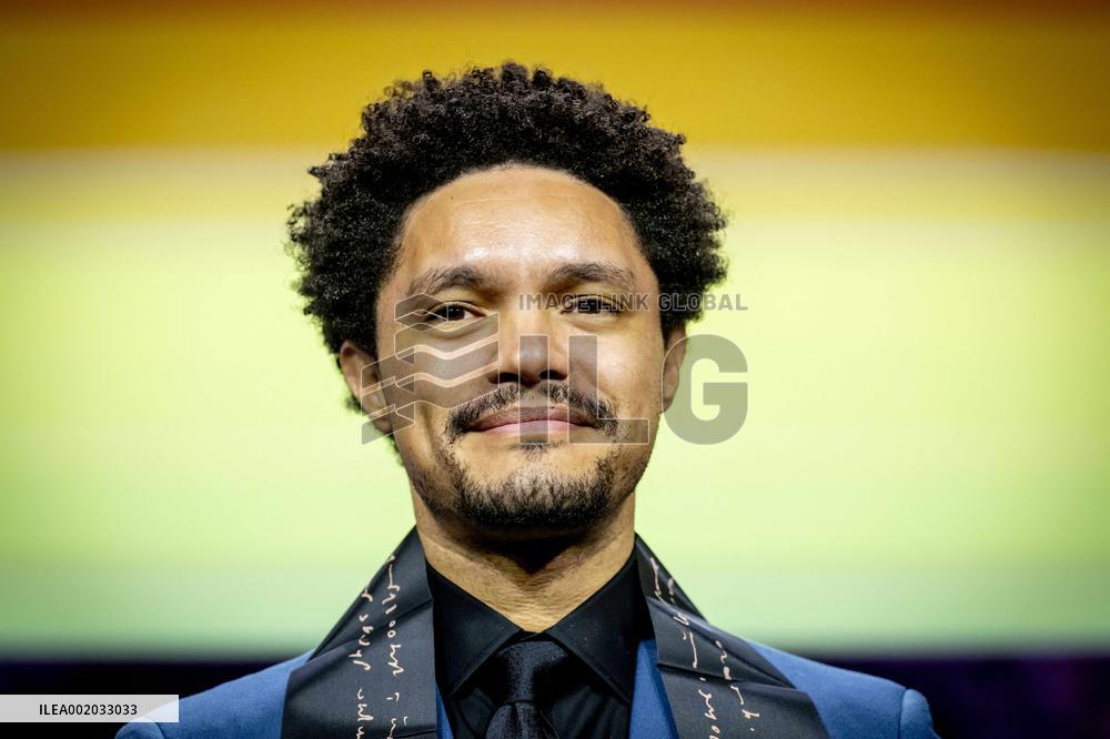 King Willem-Alexander Presents The Erasmus Prize To Trevor Noah - Amsterdam