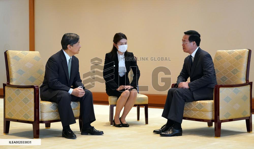 Vietnamese president in Tokyo