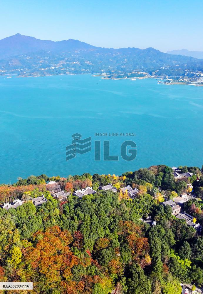 Quyuan Hometown Cultural Tourism Zone Winter Scenery
