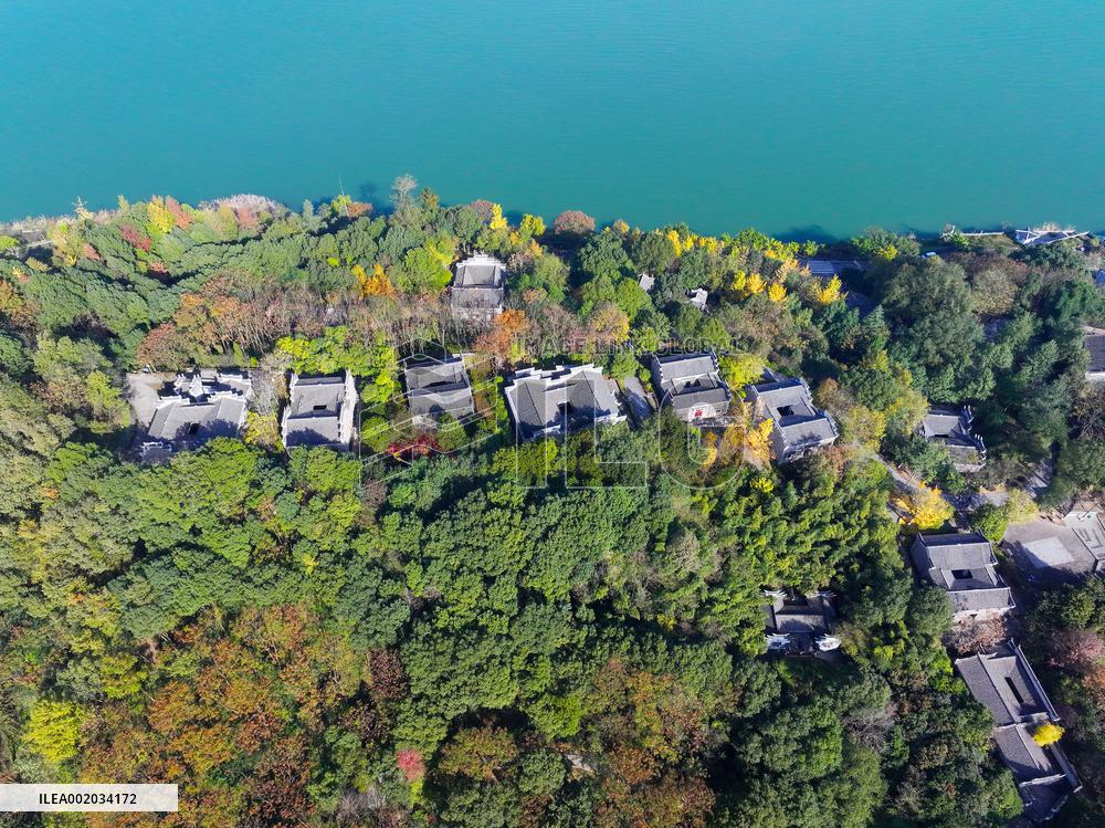 Quyuan Hometown Cultural Tourism Zone Winter Scenery