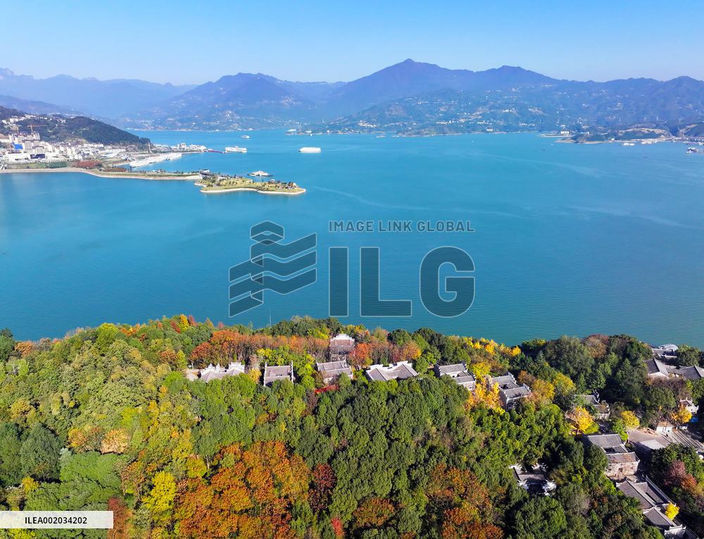 Quyuan Hometown Cultural Tourism Zone Winter Scenery